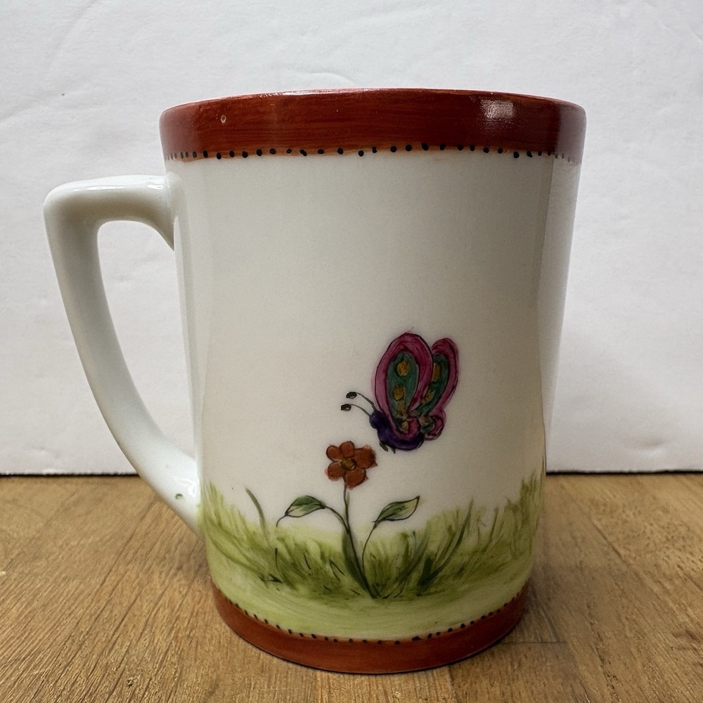 Winnie The Pooh  I Love You Beary Much Disney Norma Wike‎ 2004 Hand Painted Cup - Picture 3 of 10